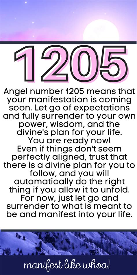 1205 Angel Number Meaning For Manifestation